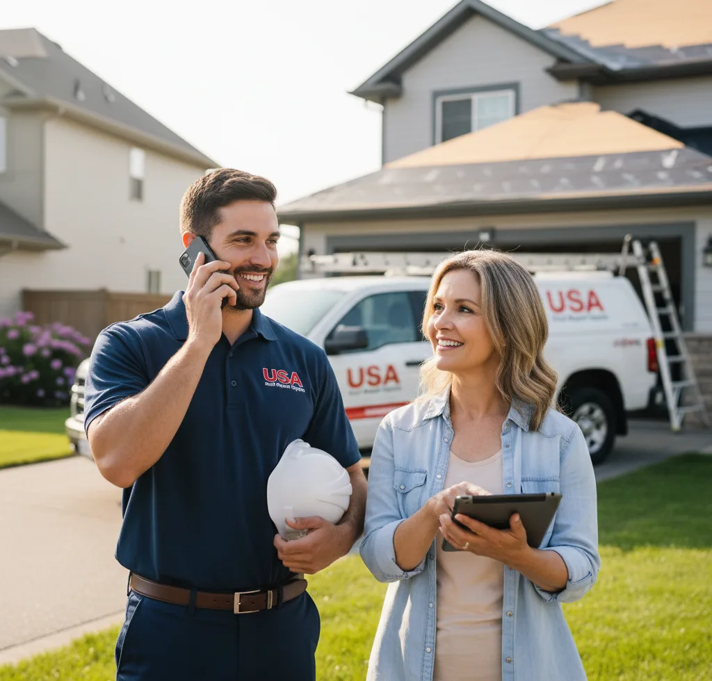 USA Roof Repair Experts customer support in Cleveland